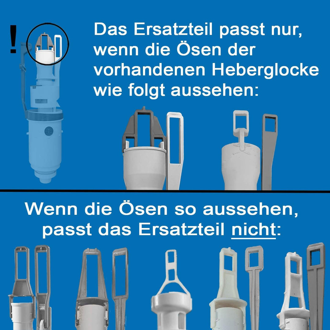 Ersatzteilset für Geberit Unterputz-Spülkasten UP120, UP200, Artline, Kappa | Lieferumfang: Füllvent