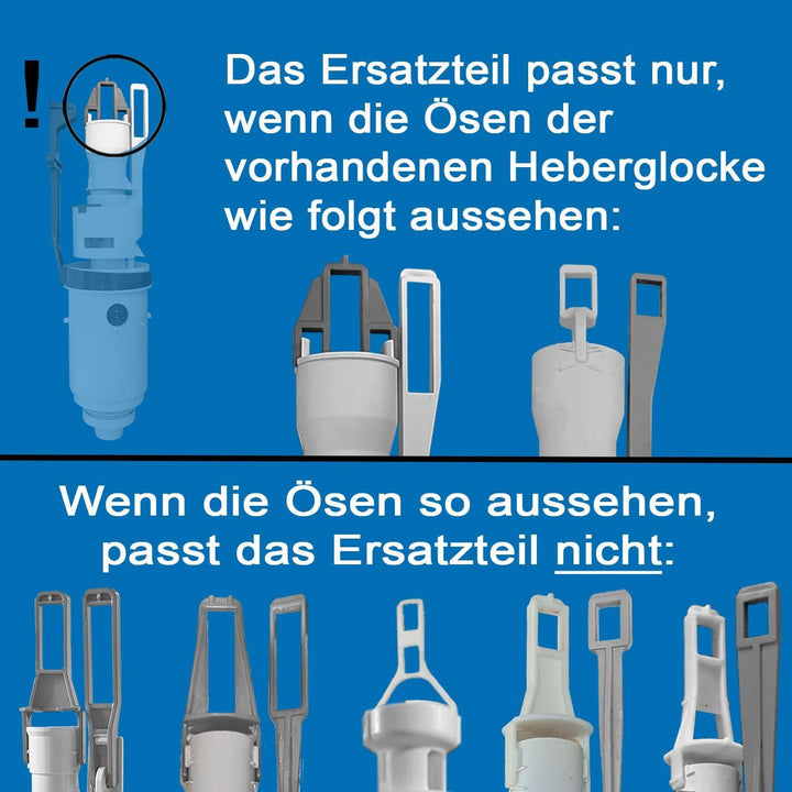 Ersatzteilset für Geberit Unterputz-Spülkasten UP120, UP200, Artline, Kappa | Lieferumfang: Füllvent