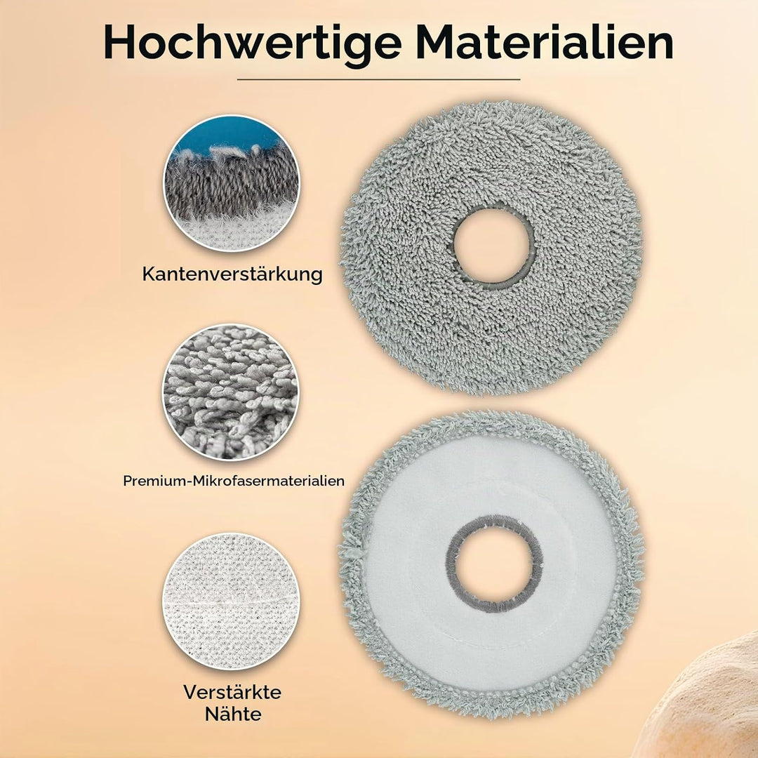 (10 Stück) X50 Ultra Ersatz Mopp Pads Wischpad für Dreame X50 Ultra/ X40 Ultra/ X30 Ultra/ L10s Ultr