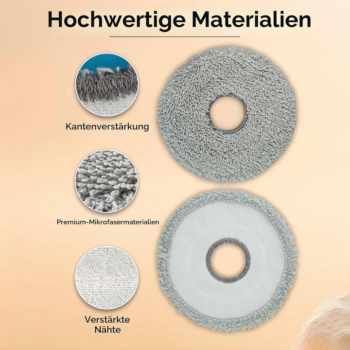 (10 Stück) X50 Ultra Ersatz Mopp Pads Wischpad für Dreame X50 Ultra/ X40 Ultra/ X30 Ultra/ L10s Ultr