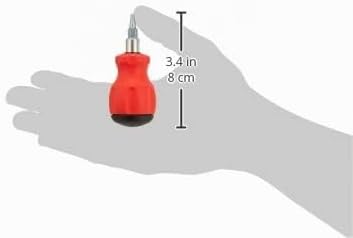 PB Swiss Tools Insider Stubby, Universalhalter Für PrecisionBits C6 1/4", SwissGrip Kurzer Griff, Mi