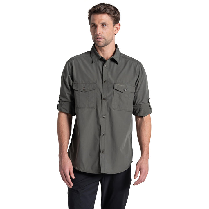 Craghoppers Herren Kiwi Ii Ls Shirts 3XL Cedar, 3XL Cedar