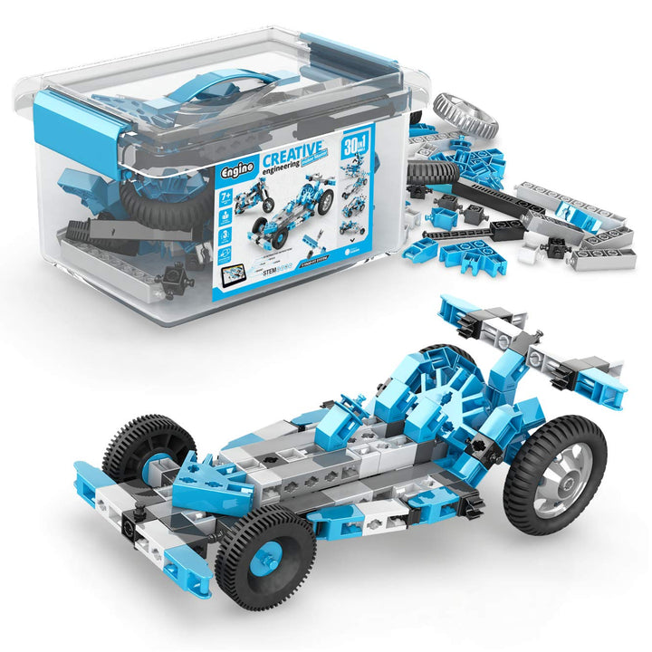 Engino CE301MM-A Creative Engineering Maker Master 30 Modelle Set, Mehrfarbig