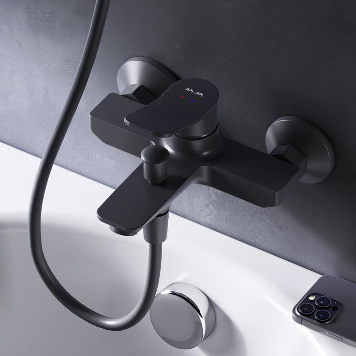 AM.PM X-Joy FXA10022 Wassersparende Wannen- und Brausebatterie kraztfest, leicht zu reinigen,mühelos