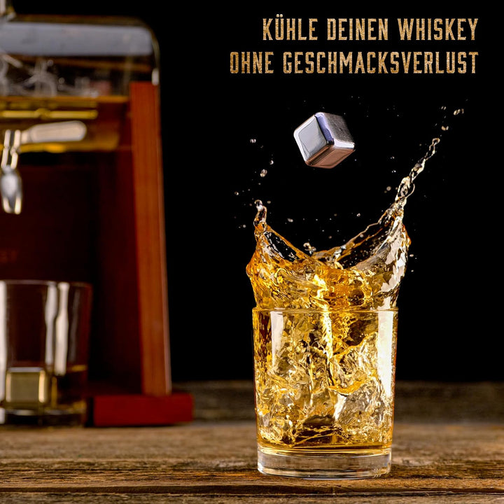 Whisiskey - Whisky Karaffe - 1000 ml - Geschenkset Herren - Luxuriöses Whiskey Set - Geschenk zum Va