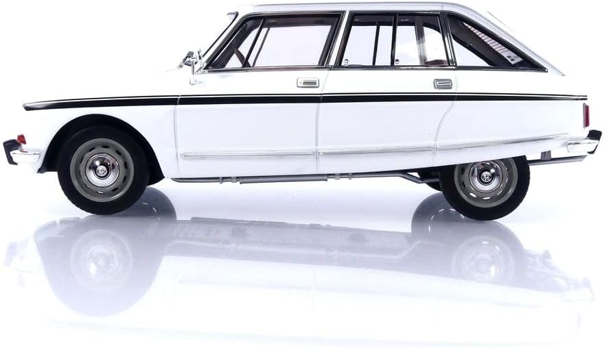 Norev 181679 Citroën Ami Super 1974 Meije White 1:18 Miniatur, Mehrfarbig, 1/18e