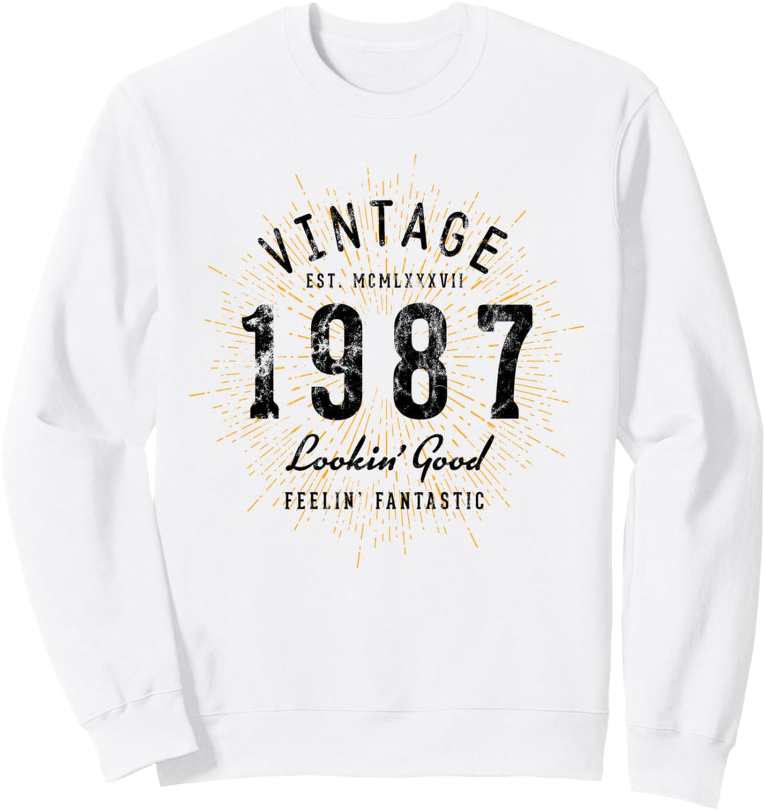 Vintage Geburtstag geboren 1987 Sweatshirt
