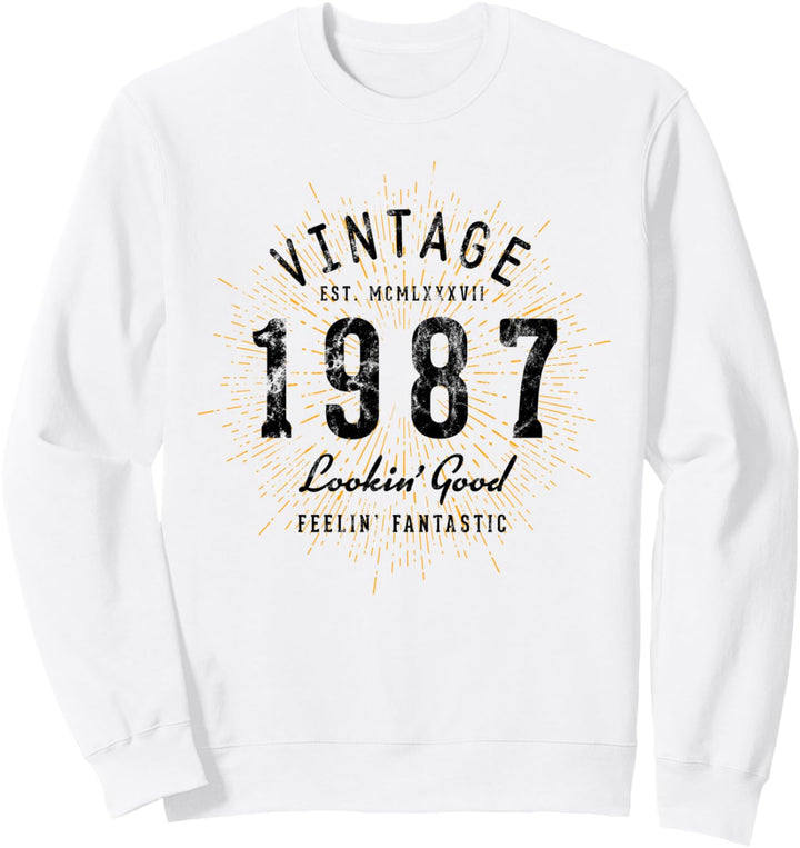 Vintage Geburtstag geboren 1987 Sweatshirt