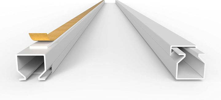 SCOS Smartcosat 10 m Kabelkanal (12 x 12 mm H x B 10x 1 m) Selbstklebend PVC Kunststoff, Aufputz für