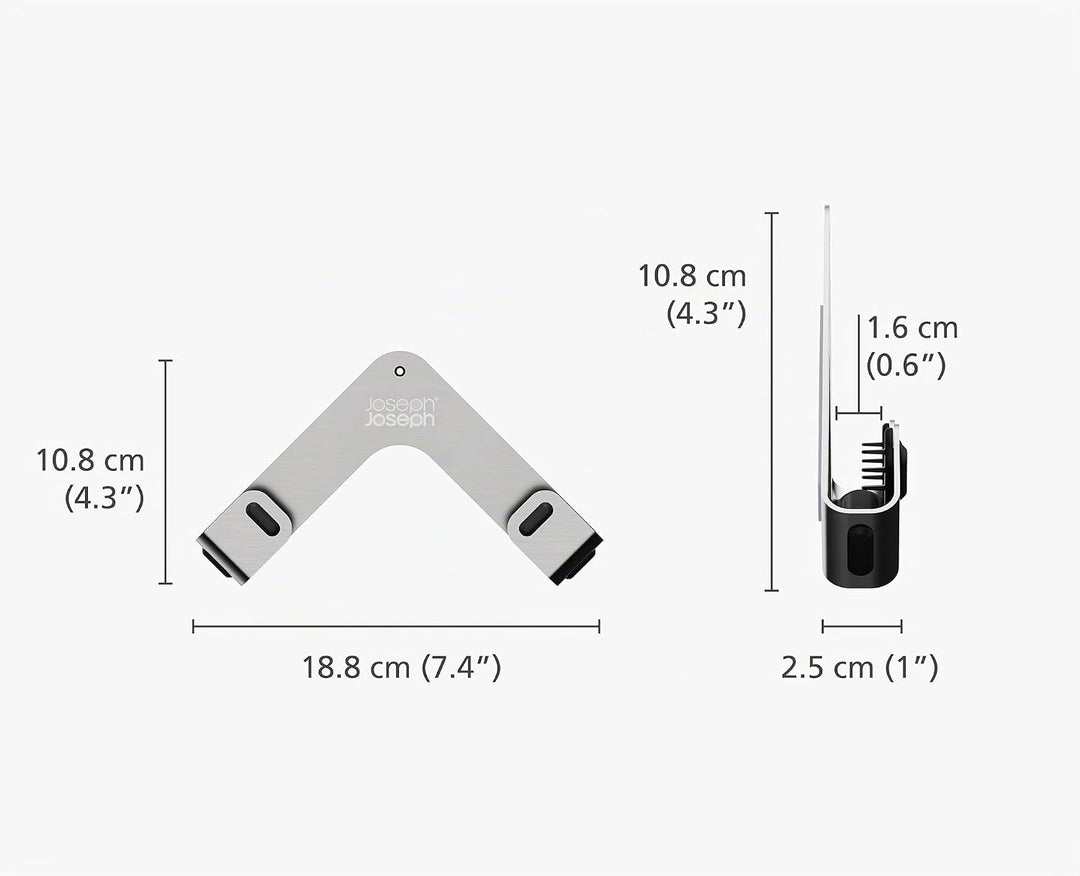 Joseph Joseph Space Set aus 2 Topf- und Pfannendeckelhaltern Selbstklebende Wandhalterung, geeignet