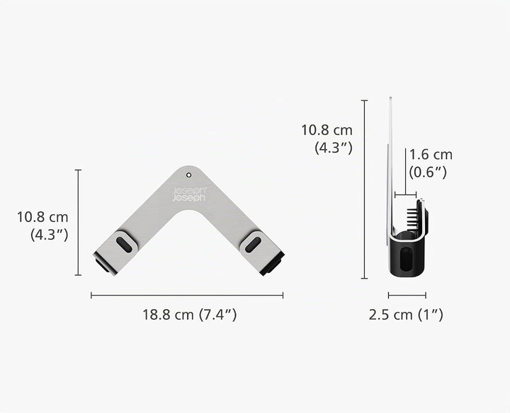 Joseph Joseph Space Set aus 2 Topf- und Pfannendeckelhaltern Selbstklebende Wandhalterung, geeignet