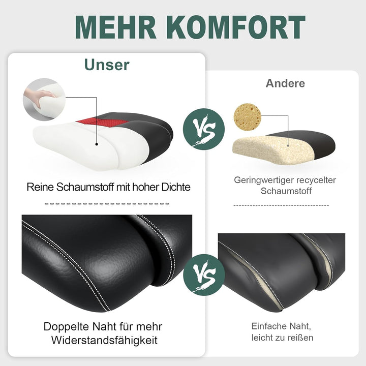 BASETBL Bürostuhl Racing Stuhl Gaming Stuhl Sessel Schreibtischstuhl Ergonomisch Drehstuhl Sportsitz