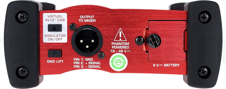 Behringer ULTRA-G GI100 Professionelle batterie-/phantomgespeiste DI-Box mit Gitarren-Lautsprecher-E