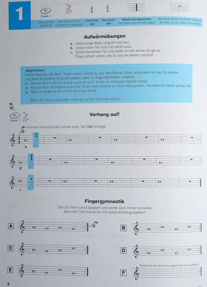 Hören, Lesen & Spielen - Schule für Altsaxophon Band 1 (mit Online-Audio) Bläserschule für Anfänger