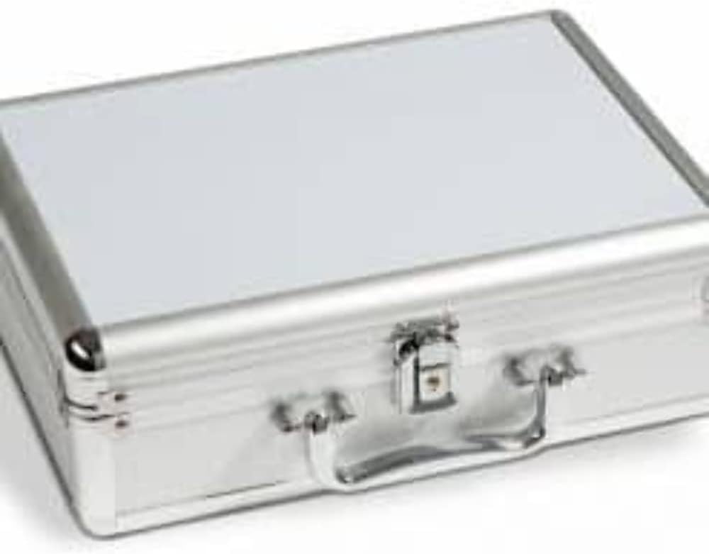 Leuchtturm 301163 Münzkoffer Cargo S 6 - Inkl 6 Tableaus für 144 Münzen bis 33 mm Ø z.B 2 Euromünzen