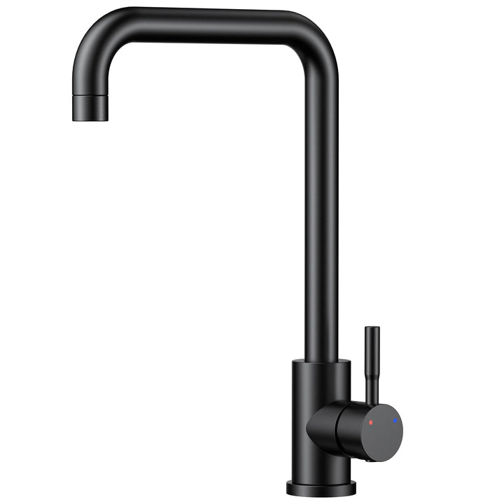Wasserhahn Küche,Küchenarmatur mit 360°Drehbar, Hochdruck Küchenarmatur Edelstahl Armatur Küche L Fö
