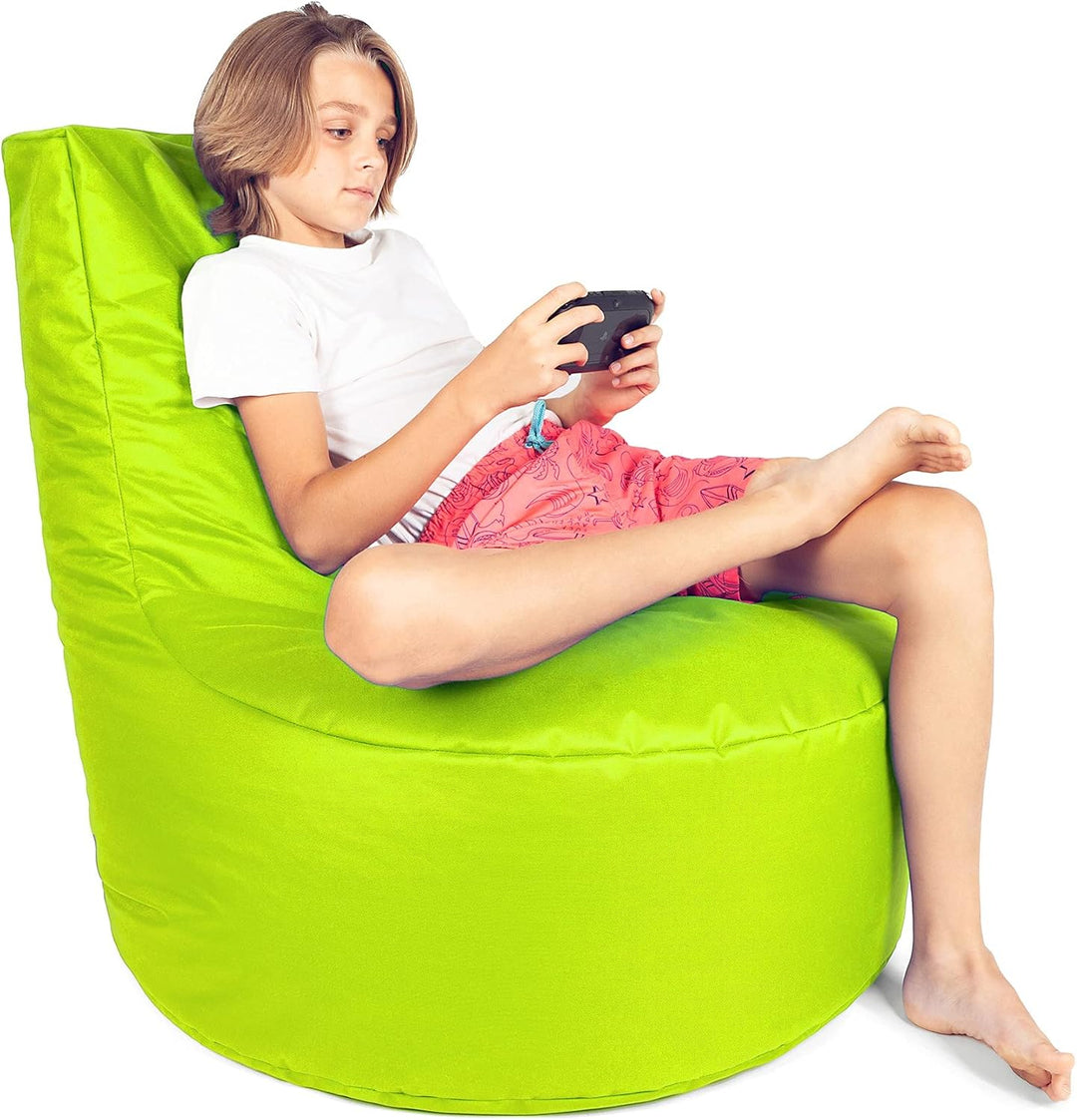 PATCH HOME Gamer Sessel mit Reissverschluss Lounge Kissen Sitzsack Sitzkissen Bean Bag In & Outdoor