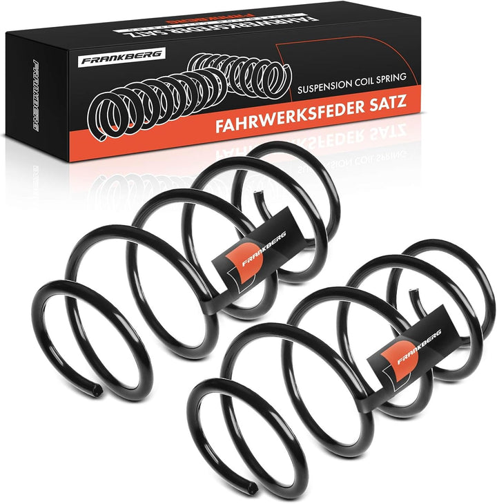 2x Federn Fahrwerksfeder Vorderachse Kompatibel mit Fox 5Z1 5Z3 Schrägheck 1.2L 2005-2011 Replace# 6