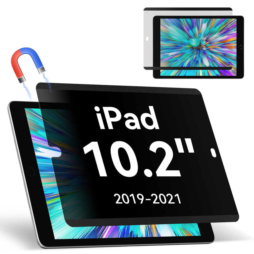 Magnetischer Blickschutzfilter Kompatibel Mit iPad 7./8./9.Generation(10.2Zoll,2019/2020/2021), Abne