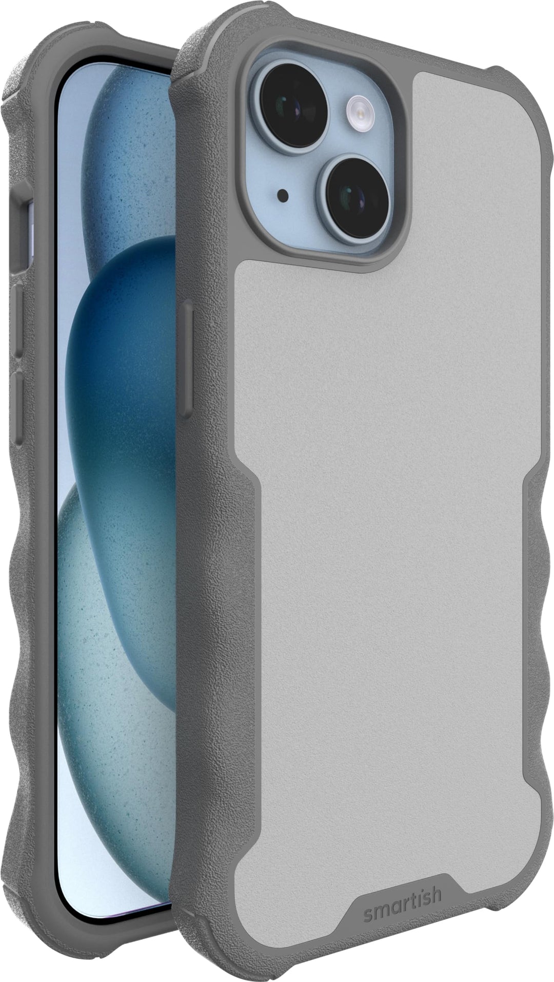 smartish iPhone 15 Schutzhülle – Gripzilla kompatibel mit MagSafe [Rugged + Tough] Strapazierfähige,
