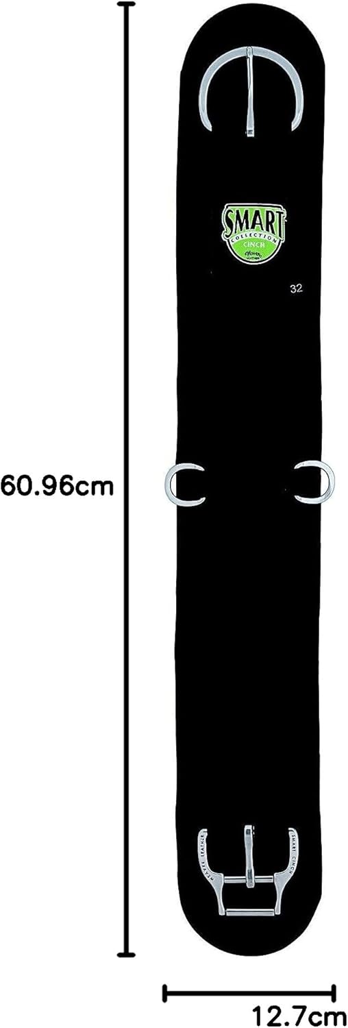 Weaver Leather Smart-Cinch aus Neopren, mit Roll-Schnalle. 24" Straight Jeans (gerades Bein) Schwarz