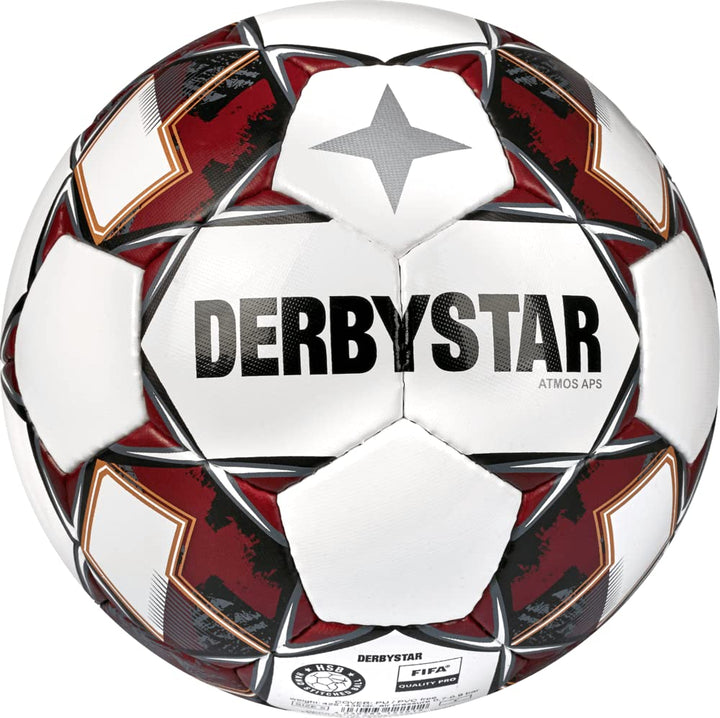 Derbystar 1105 123 - Atmos APS V22 Fussball weiss-schwarz, 5