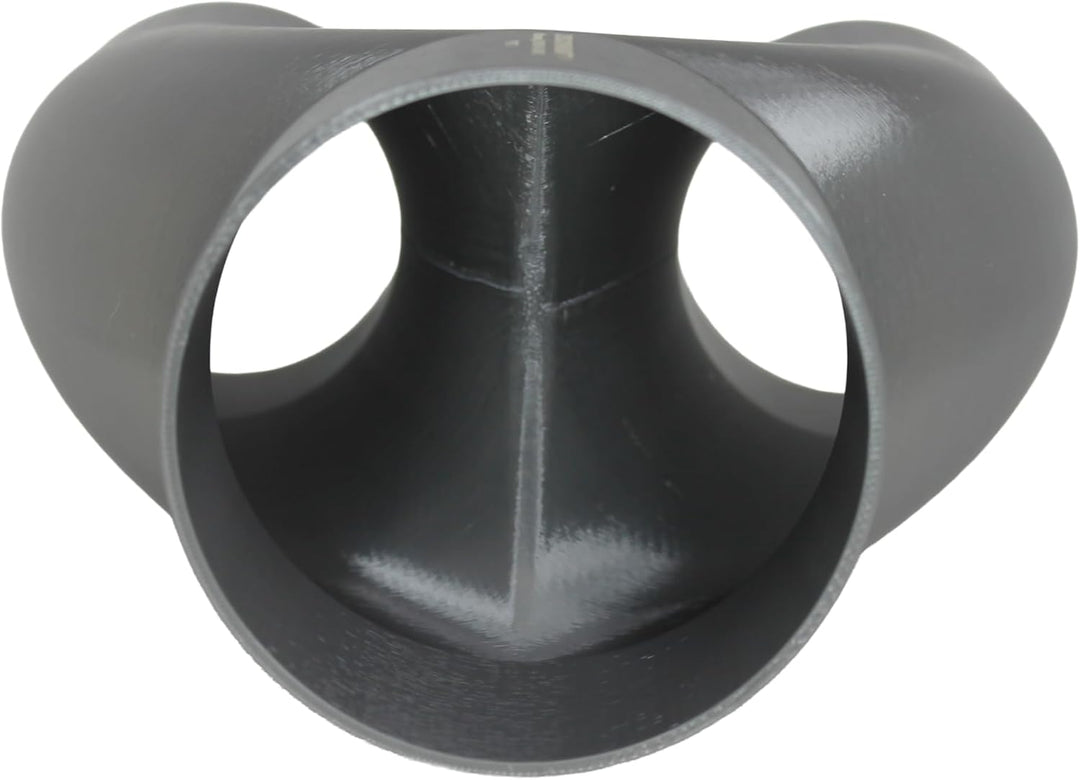 DRUCKKRAFT 2-Wege Abzweig Rohr DN100 - DN75 | Abzweigstück | Y-Verteiler | Absauganlage | Rohrverbin