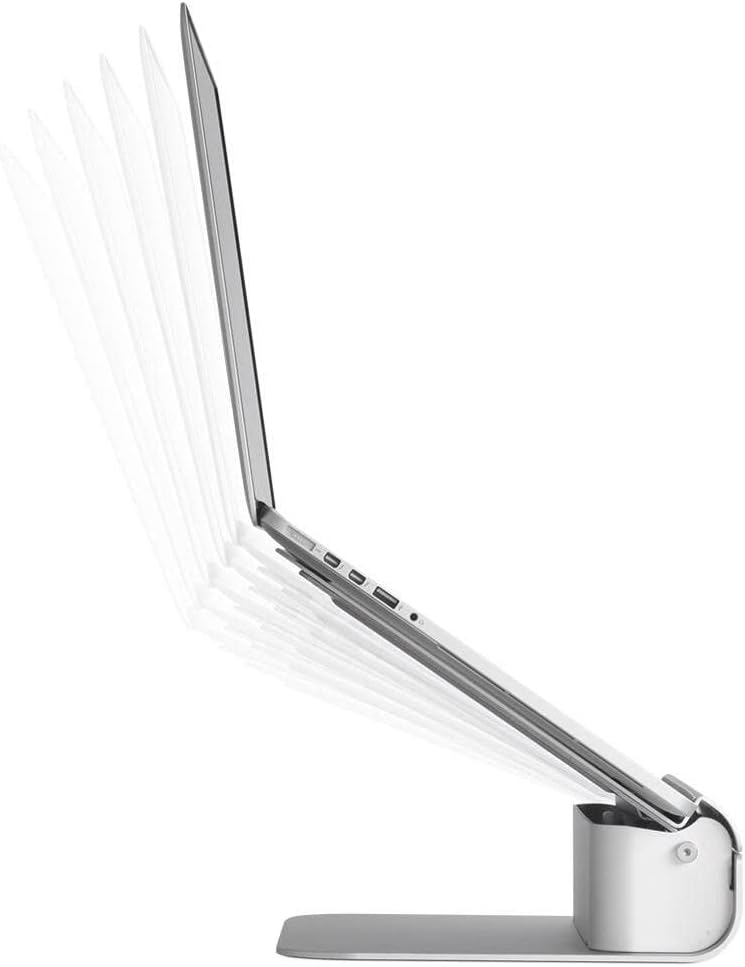Rain Design iLevel2 Verstellbarer Ständer für MacBook - MacBook Pro - Laptopständer Laptop Stand Sil