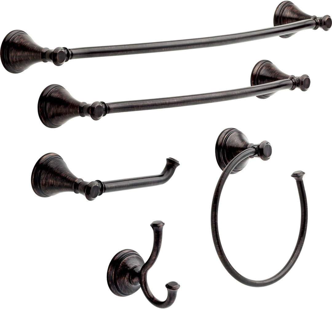 Delta Wasserhahn Cassidy Double Bademantel Haken Venetian Bronze, Venetian Bronze
