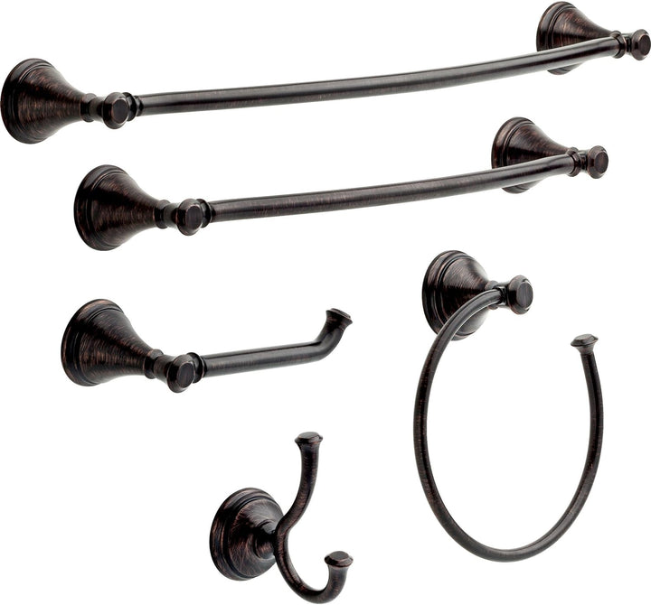 Delta Wasserhahn Cassidy Double Bademantel Haken Venetian Bronze, Venetian Bronze