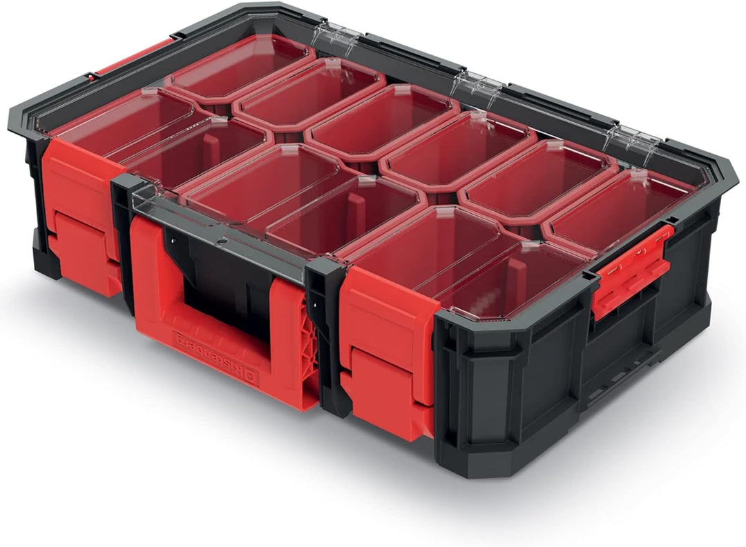 Kistenberg Sortimentskasten Sortimentsbox Werkzeugkiste Kleinteile Organiser (mit 9x Einsatz Boxen,