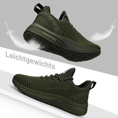 Feethit Turnschuhe Herren Laufschuhe Sportschuhe Sneaker rutschfeste Gummisohlen Leichte und Atmungs