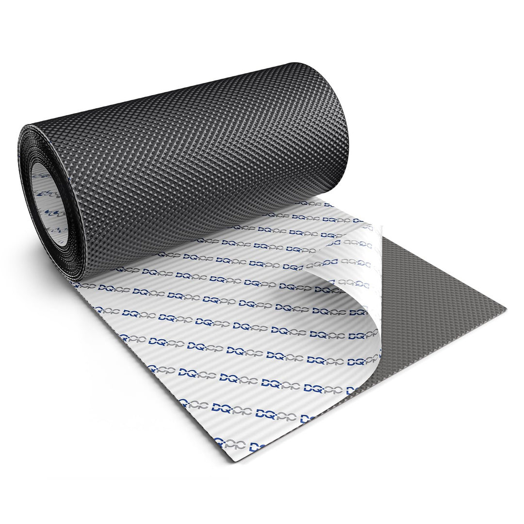 DQ-PP WANDANSCHLUSSBAND | Länge 5m | Breite 300mm | Graphit RAL 7016 | hochwertiges Aluminium und Bu
