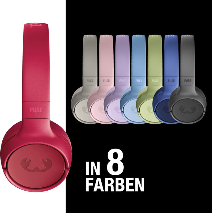 Fresh 'n Rebel Code Fuse, Bluetooth-Kopfhörer on-Ear, kabellos, 30 Stunden Spielzeit, mit Mikrofon u