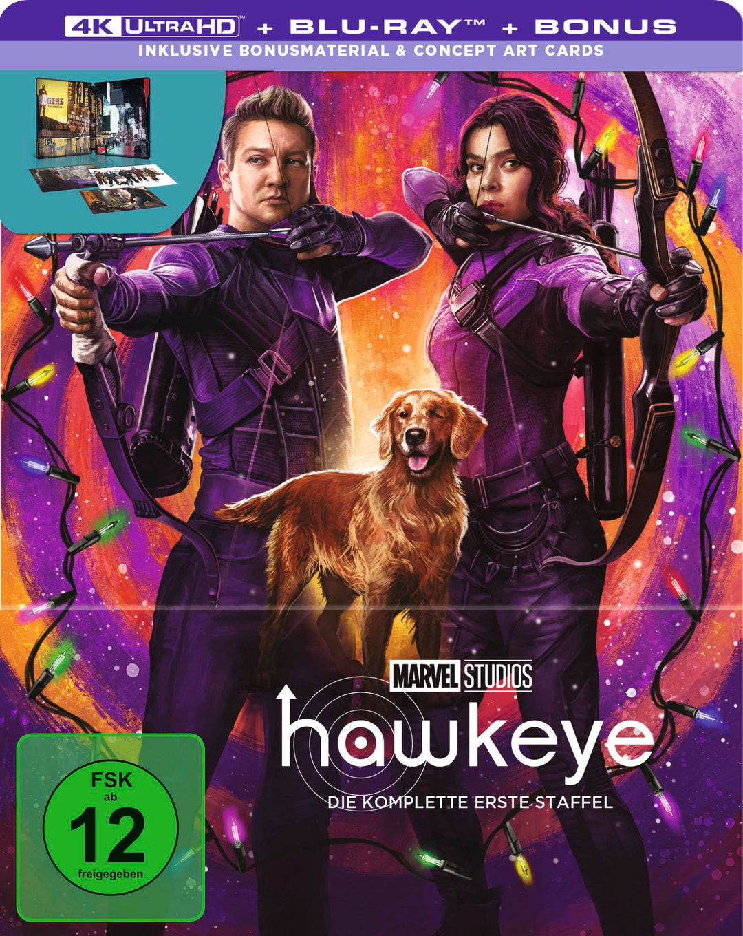 Hawkeye - Staffel 1 - Steelbook - Limited Edition (4K Ultra HD) (+ Blu-ray) [4 Discs], 4K