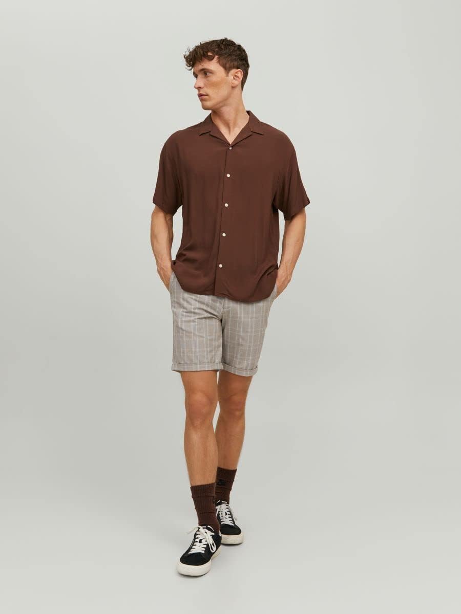 JACK & JONES Male Chino Shorts Regular Fit Chino Shorts S Beige, S Beige