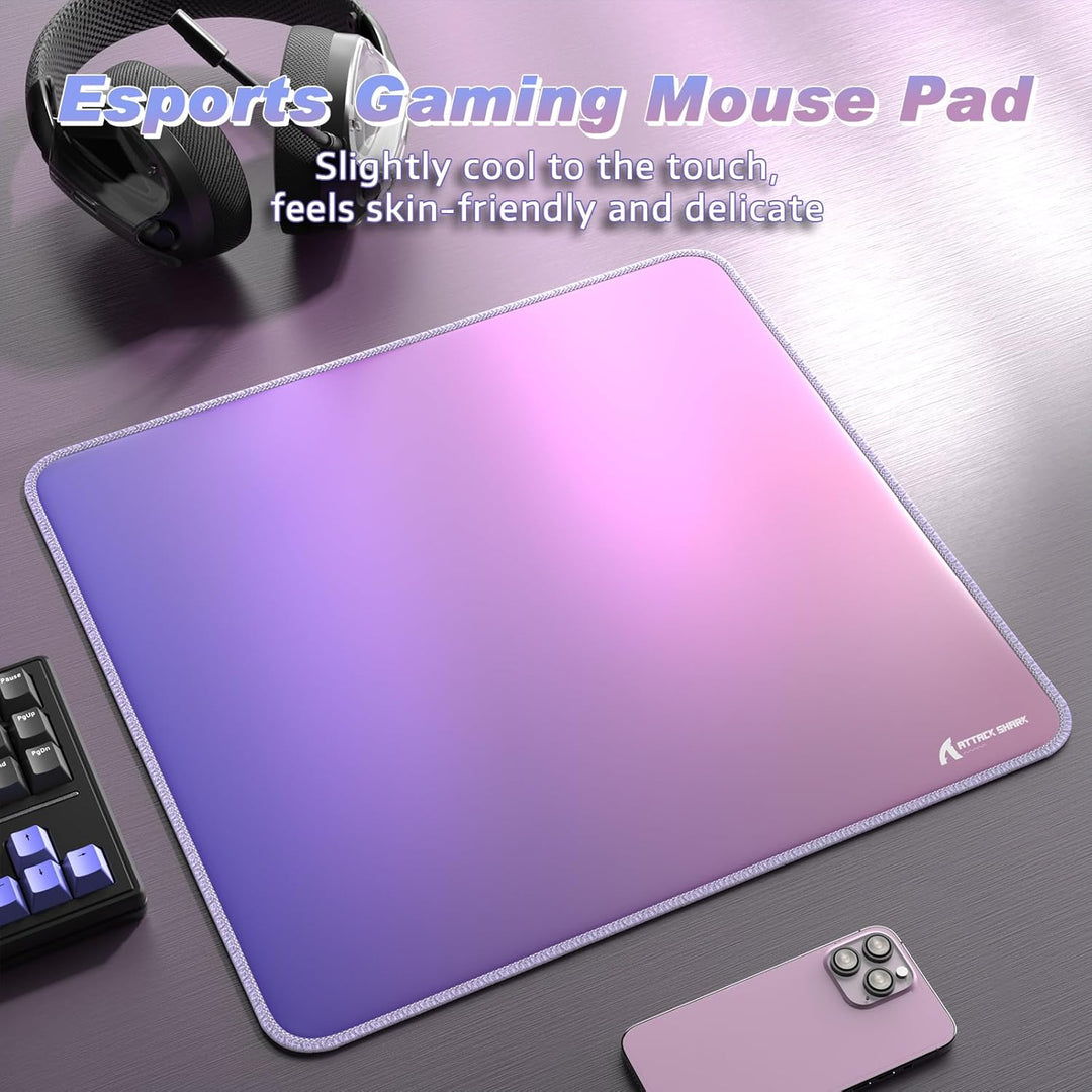 ATTACK SHARK CM03 eSports-Gaming-Mauspad, Grosses Mauspad Mit Wasserabweisender Beschichtung, Stark