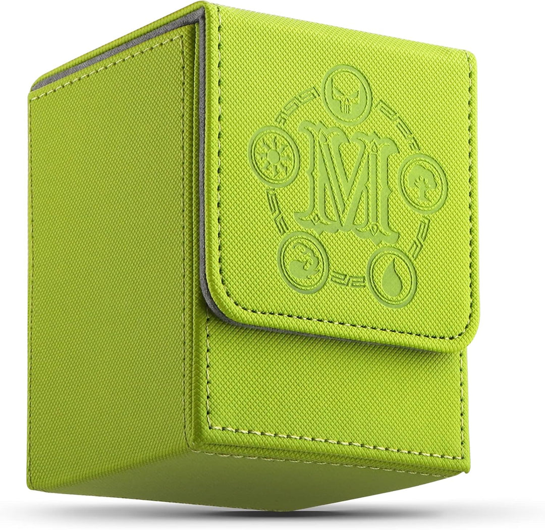 Card Deck Box für MTG Karten Aufbewahrungsbox hält über 100 einzeln Karten, Mikrofaser-Innenfutter K