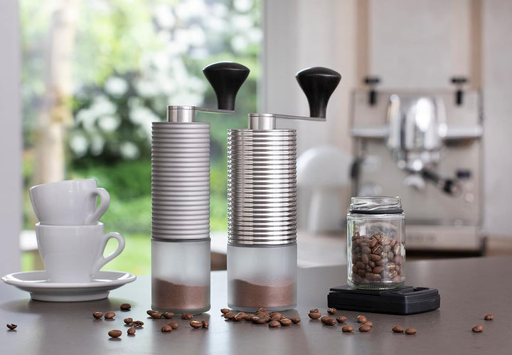 millone definite manuelle Kaffeemühle präzise Mahlgradeinstellung, zwei Edelstahl Mikrokugellager, k