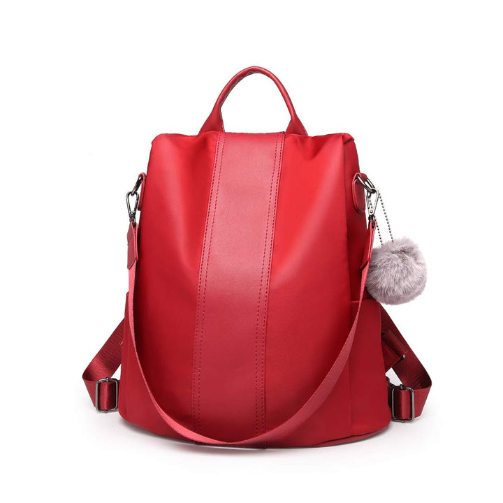 Miss Lulu Damen Rucksack Wasserdichte Nylon Schultaschen Anti-Diebstahl Tagesrucksack Schultertasche