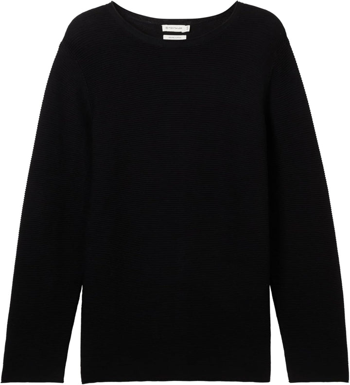Tom Tailor Damen 1016350 Basic Strickpullover aus Bio-Baumwolle (1er Pack) 44 Grosse Grössen 14482 -