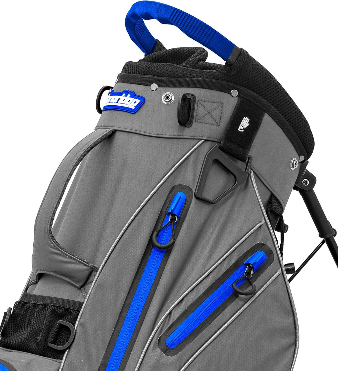 LONGRIDGE Unisex-Adult 2 Waterproof Stand S/Bags wasserdichte Standtasche Einheitsgrösse Grau/königs
