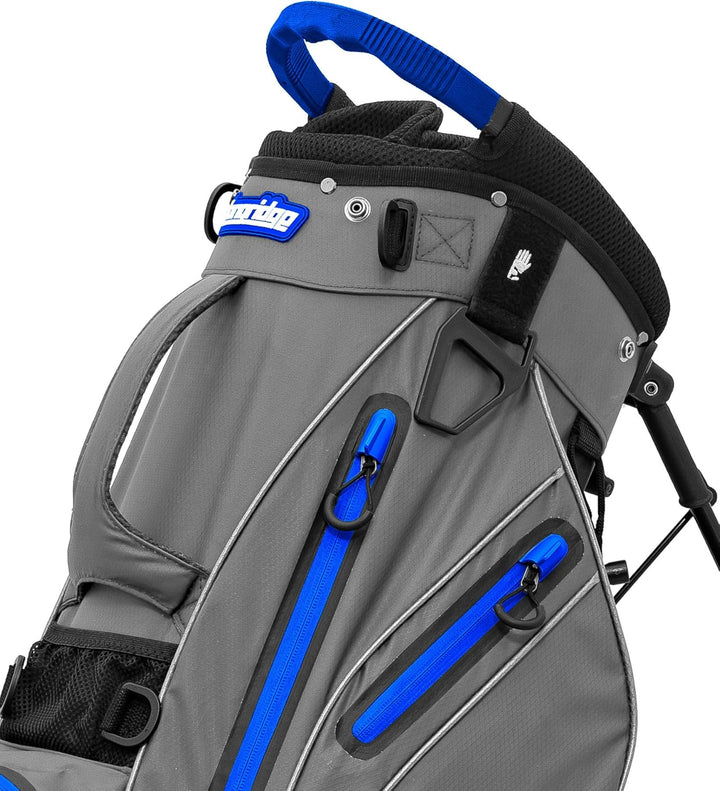 LONGRIDGE Unisex-Adult 2 Waterproof Stand S/Bags wasserdichte Standtasche Einheitsgrösse Grau/königs