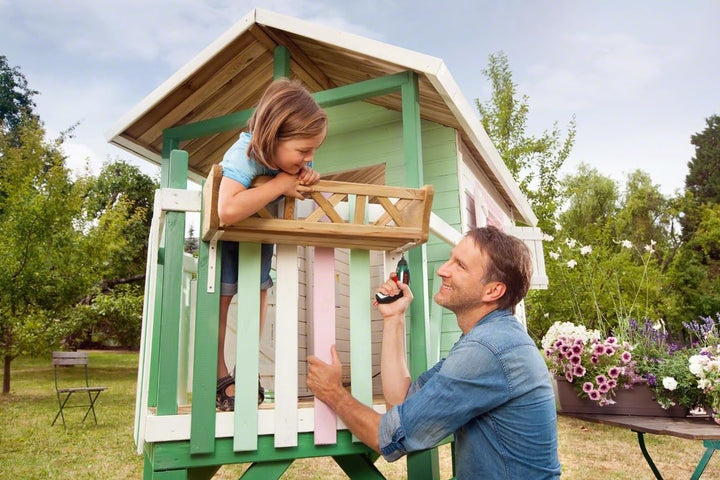 Bosch Home and Garden Akkuschrauber IXO Medium Set (5. Generation, Winkelaufsatz, 10 Bits, USB Ladeg