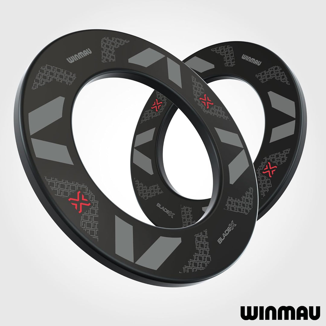 WINMAU Blade X Dartscheibe Schutzring – 360° Dartboard-Wandschutz – Stossabsorbierender Schaumstoff