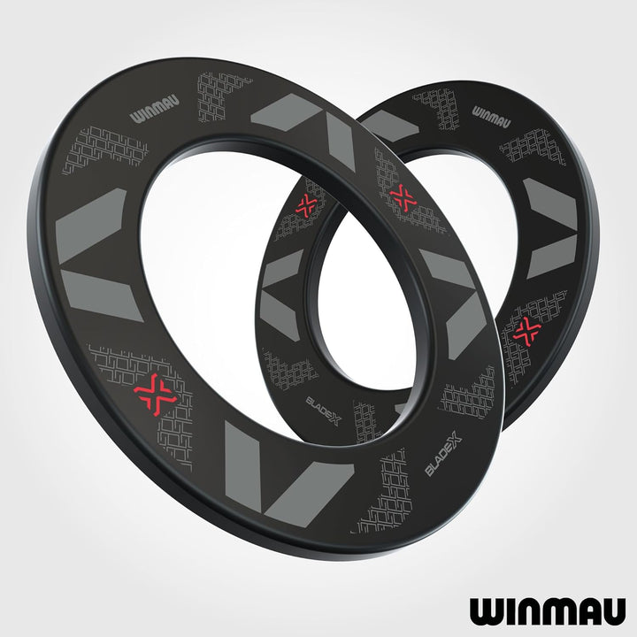 WINMAU Blade X Dartscheibe Schutzring – 360° Dartboard-Wandschutz – Stossabsorbierender Schaumstoff