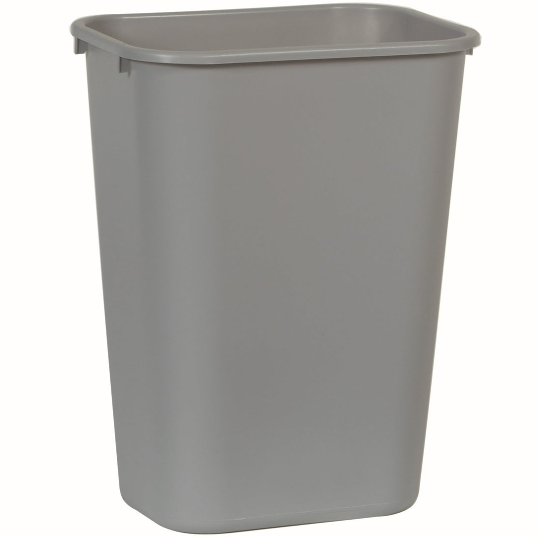 Rubbermaid Commercial Products 10.25 gal Rectangular Soft Molded Plastic Trash Can - Grey grau, grau
