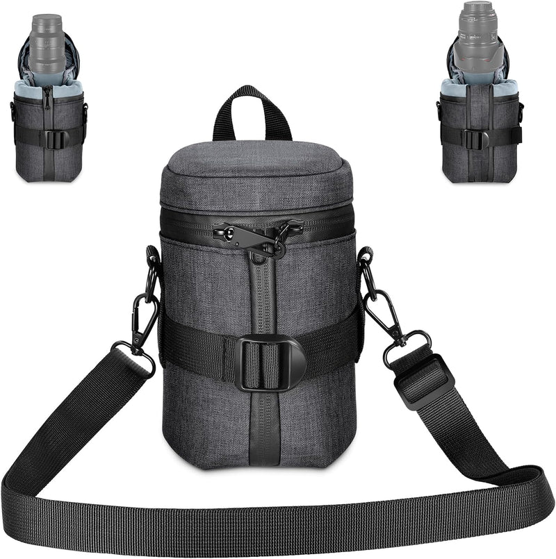 NEEWER Kameraobjektivtasche für 100x140mm DSLR Kameraobjektiv, wasserabweisend, verdickt, erweiterba