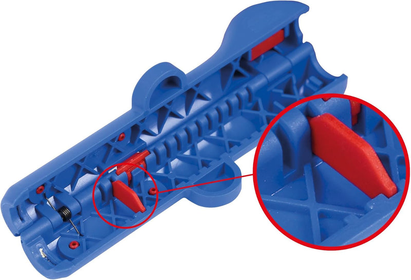WEICON TOOLS Rundkabel-Stripper No. 13 12er Set; Entmanteler für Rund- und Feuchtraumkabel von 6-13