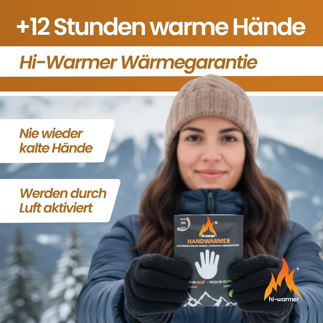 30x Handwärmer, Taschenwärmer, Handschuhwärmer, Hand Wärmekissen, 12h Wärme Wärmepads, Fingerwärmer